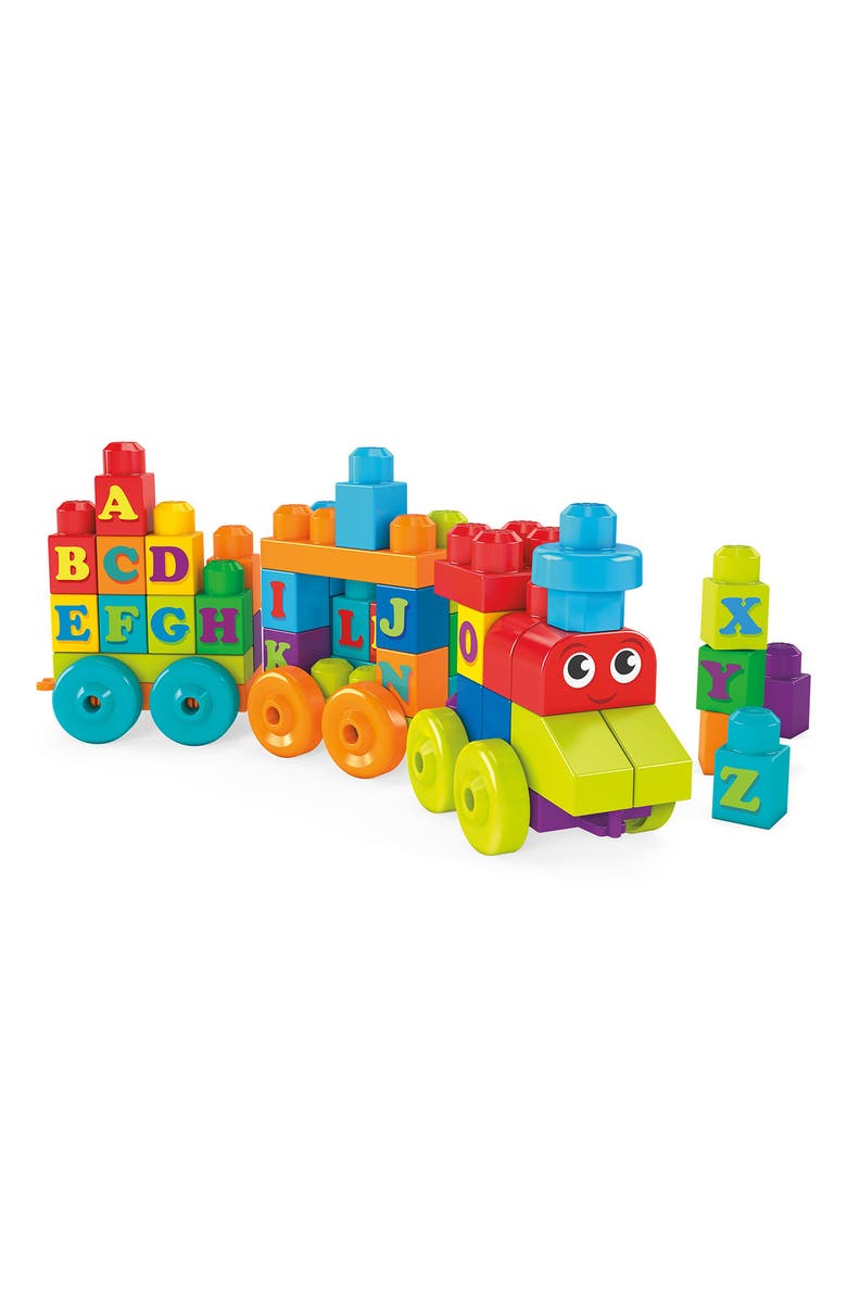 MEGA Mattel Mega Bloks<sup>®</sup> Building Basics ABC Learning Train, Main, color,