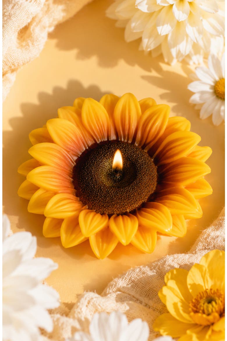 Sunflower Candle, Alternate, color, None