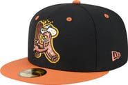 New Era Men's New Era Black/Orange San Jose Giants Copa de la Diversión 59FIFTY Fitted Hat