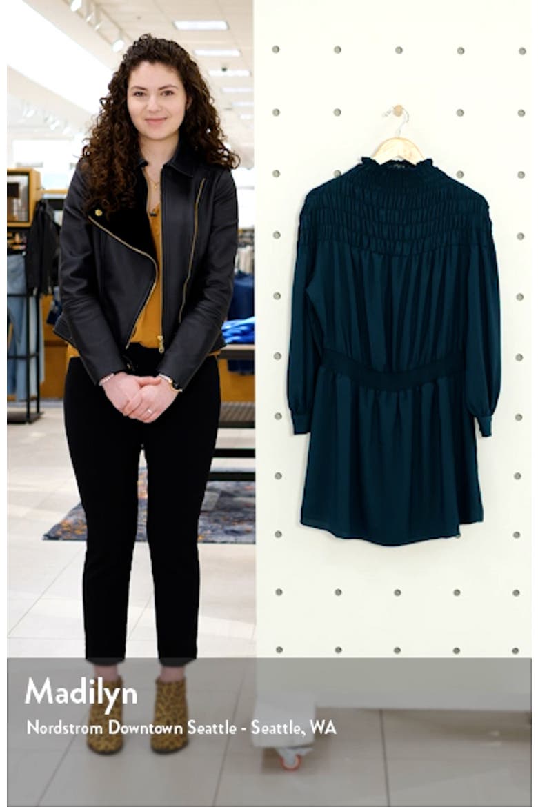 Smocked Long Sleeve Dress video