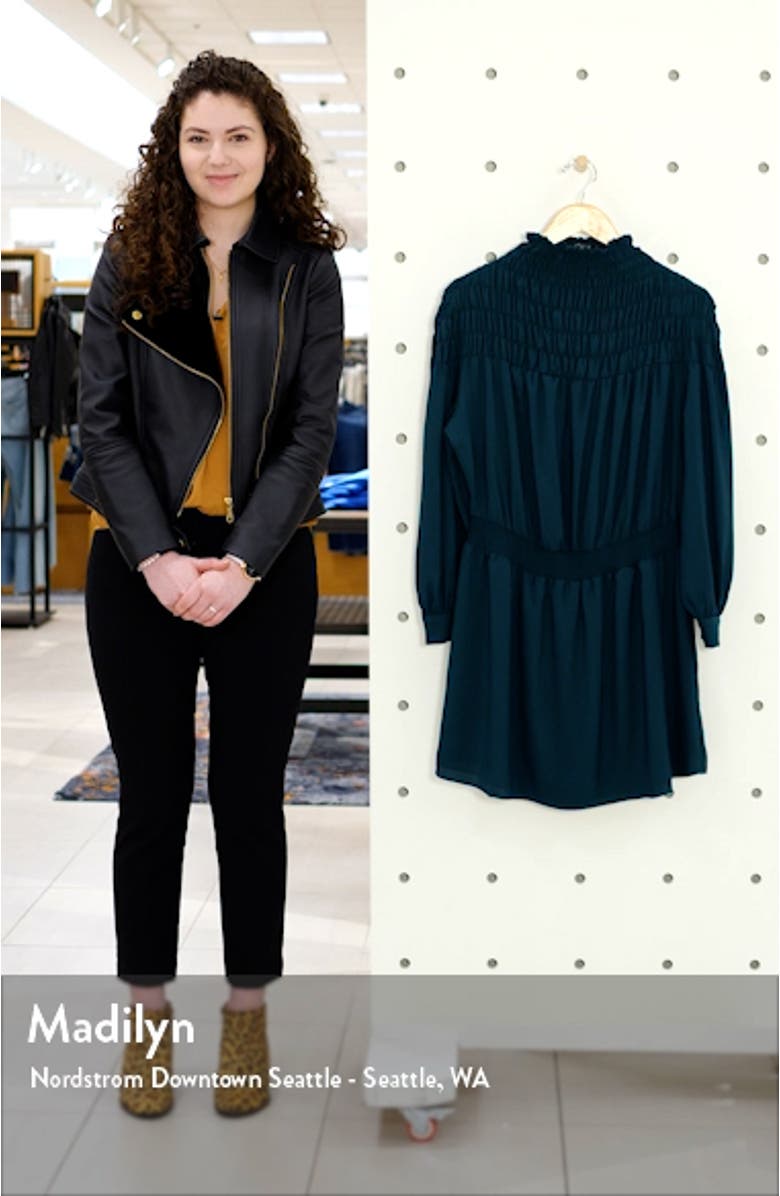 Smocked Long Sleeve Dress, sales video thumbnail