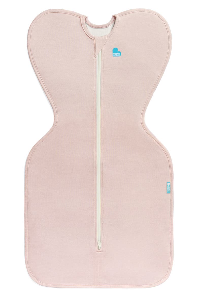 Swaddle Up™ Lite 0.2 TOG Stretch Cotton Swaddle, Main, color, BLUSH PINK