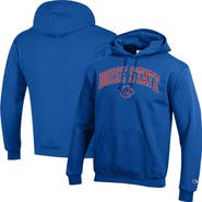 Champion Men's Champion  Royal Boise State Broncos Arched Logo Fleece Pullover Hoodie