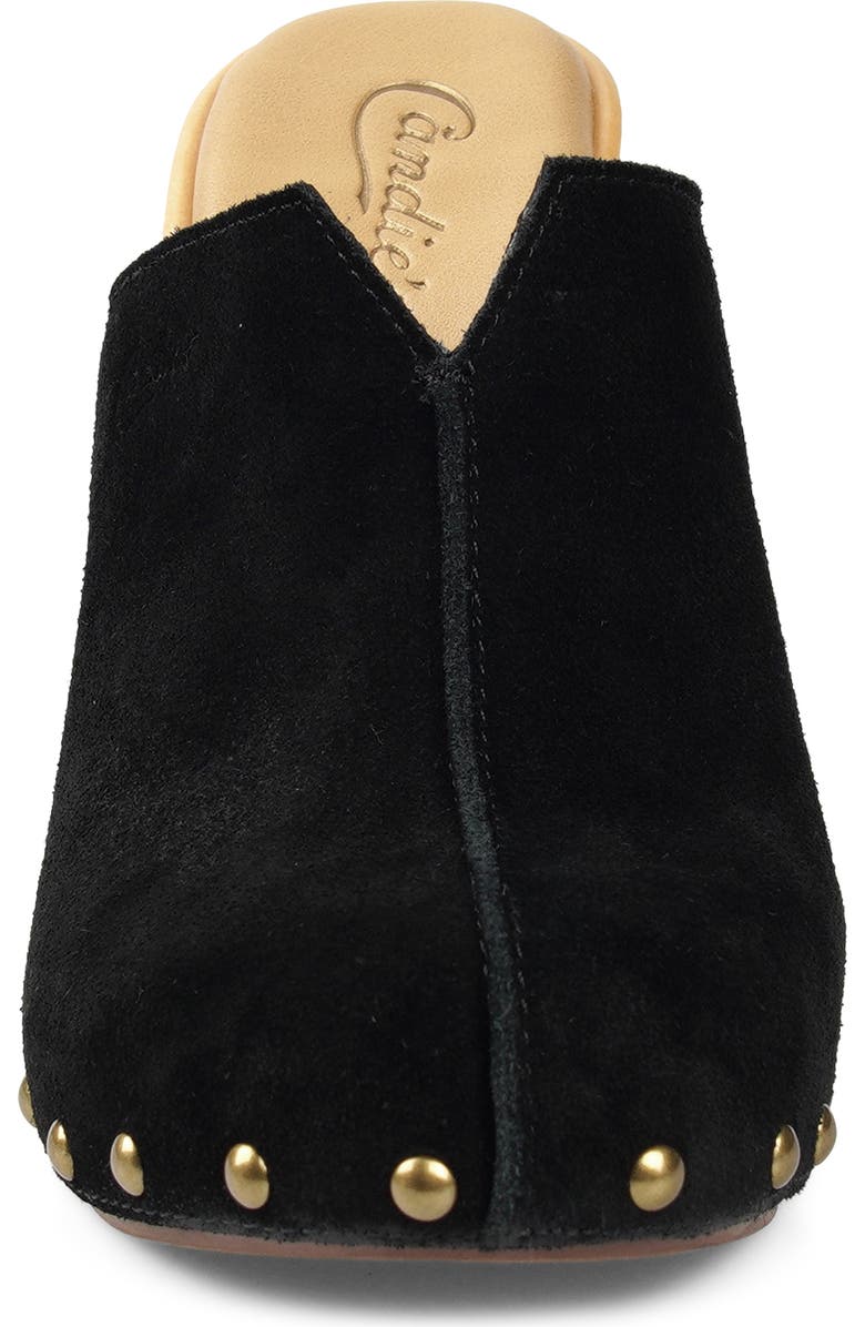 Candie's Chillax Clog, Alternate, color, Black Suede