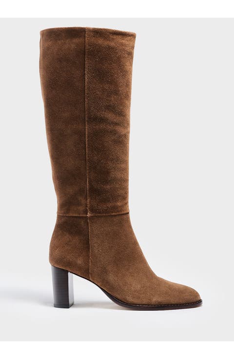 Catherine 70 Scrunch Boot Suede
