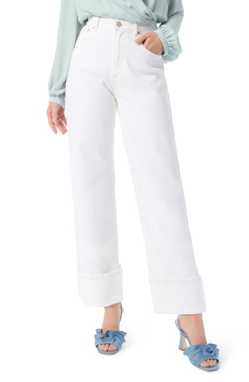 Do By Dee Ocleppo High Waist Cuff Wide Leg Jeans