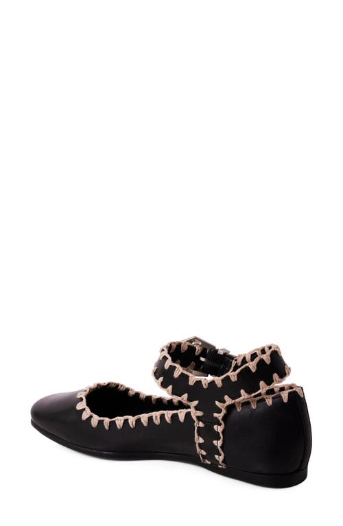 Free People Mystic Ankle Strap Flat In Black