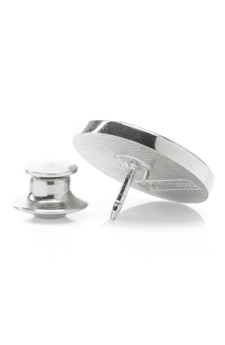 Cufflinks, Inc. Blue Compass Lapel Pin, Alternate, color, Silver