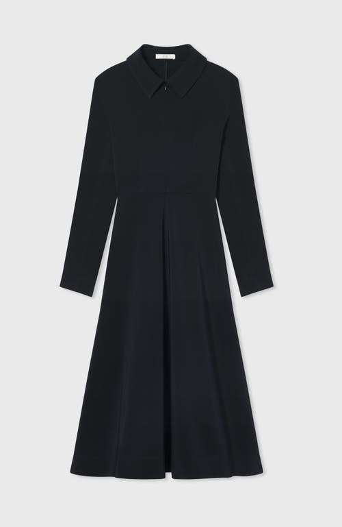 Shop Co Long Sleeve Shirt Dress In Black