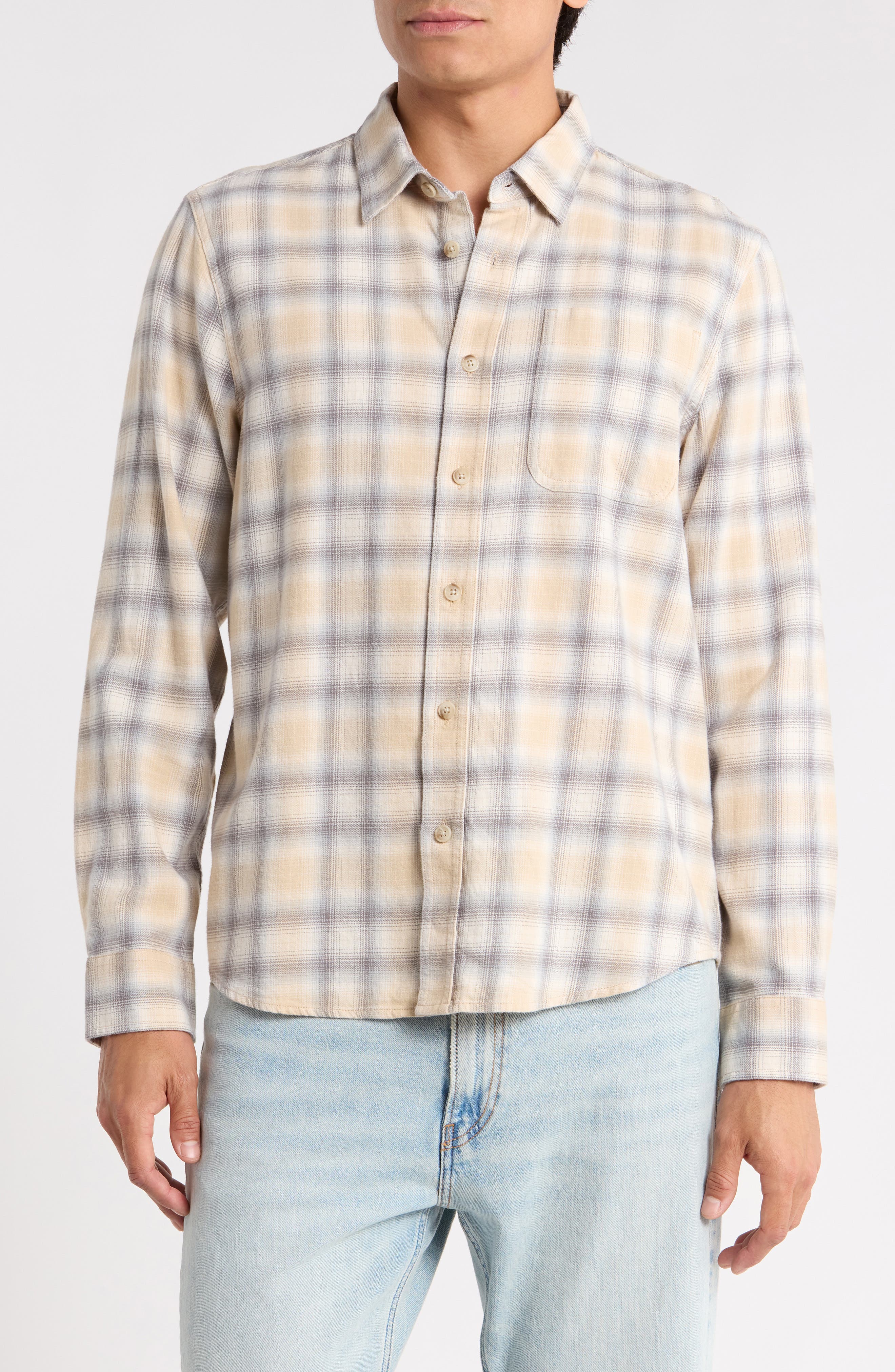 selected IVORY- TAN ARES PLAID