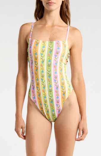 Dara Square Neck One-Piece Swimsuit