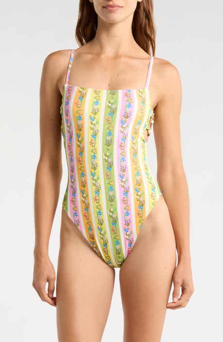 Dara Square Neck One-Piece Swimsuit