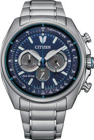Citizen Eco Drive Chronograph Stainless Steel Bracelet Watch, 44mm