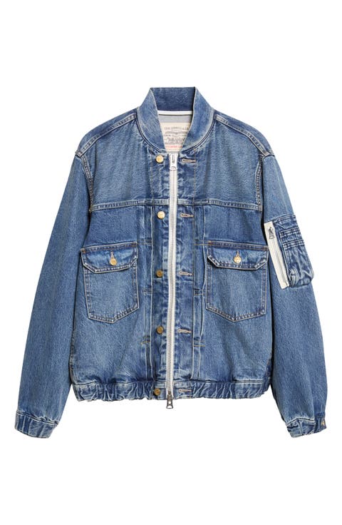 Denim Bomber Jacket