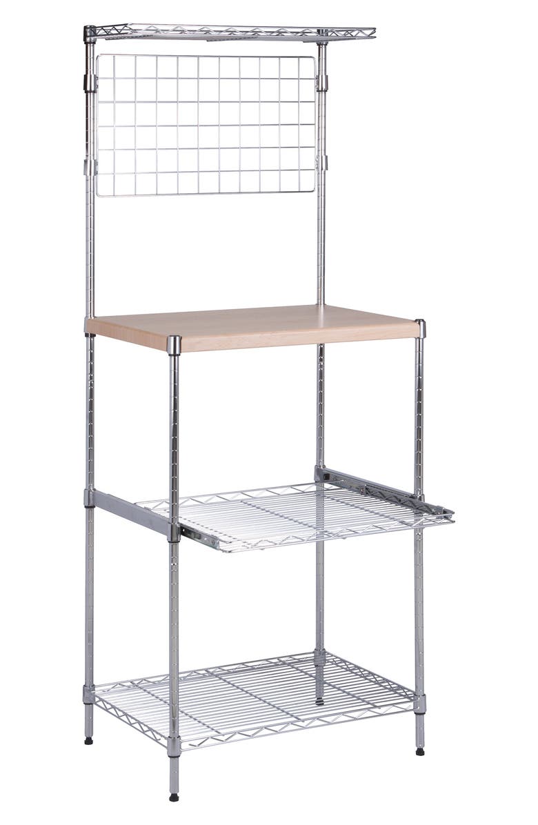 HONEY-CAN-DO Microwave Shelving Unit, Main, color, 