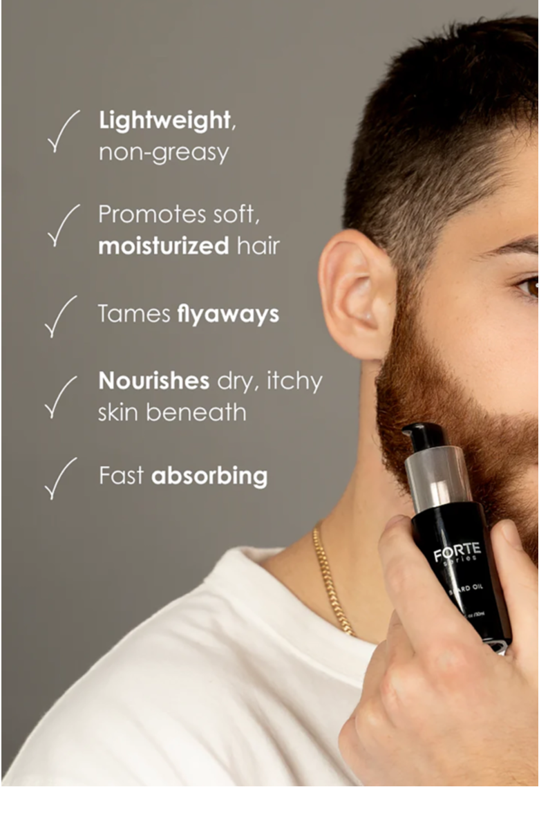 Forte Series Beard Oil, Alternate, color, Black