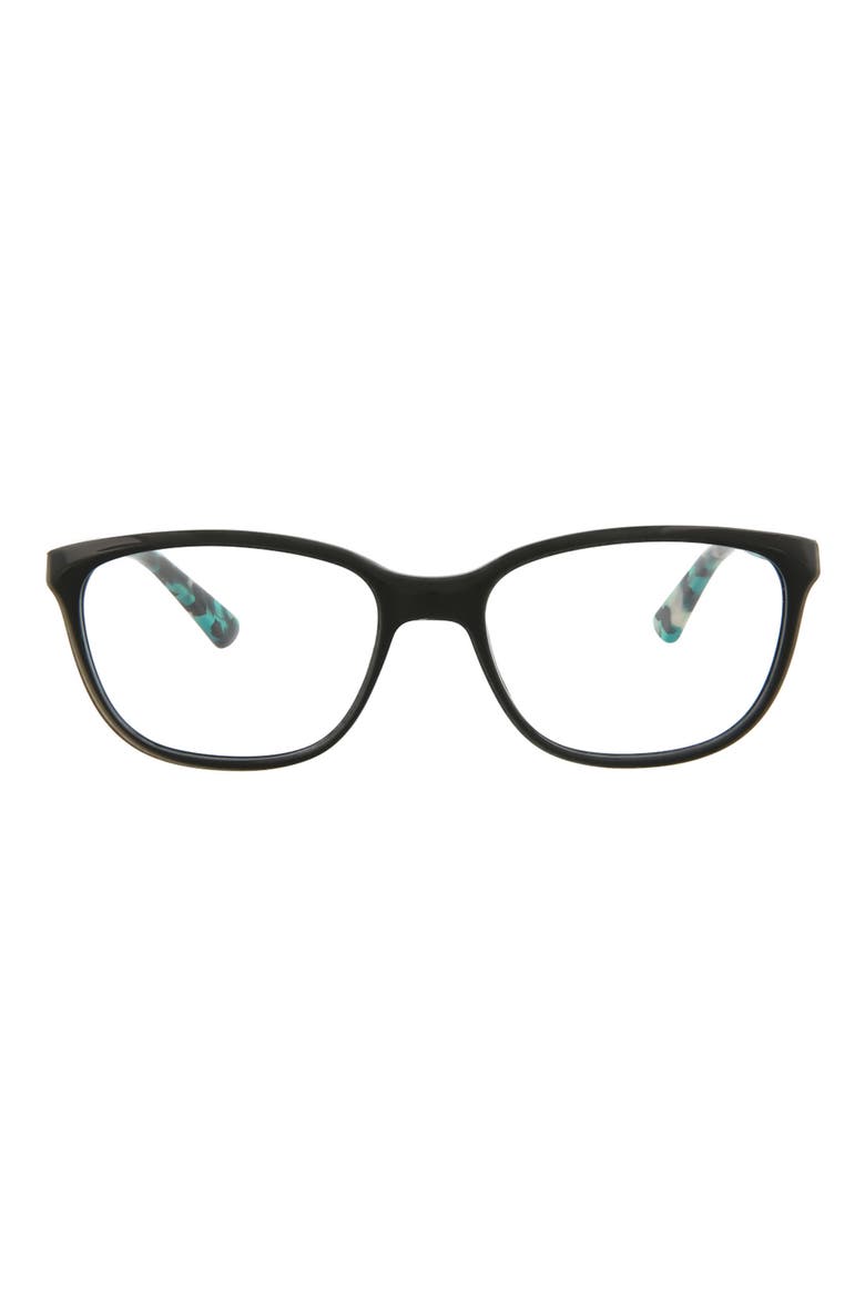51mm Core Square Optical Glasses, Main, color, BLACK AVANA TRANSPARENT