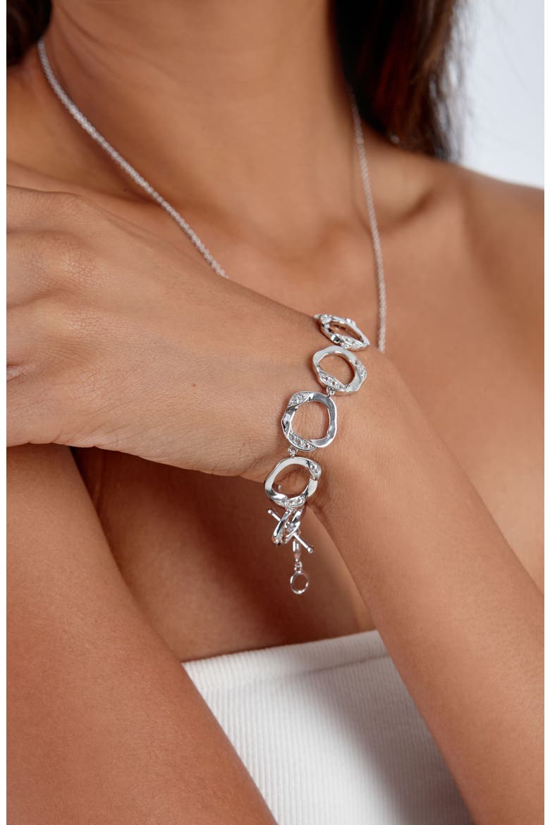 Volcan Bracelet, Alternate, color, Sterling Silver