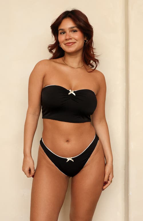Dippin Daisys Monet Super Cheeky Bottom In Black