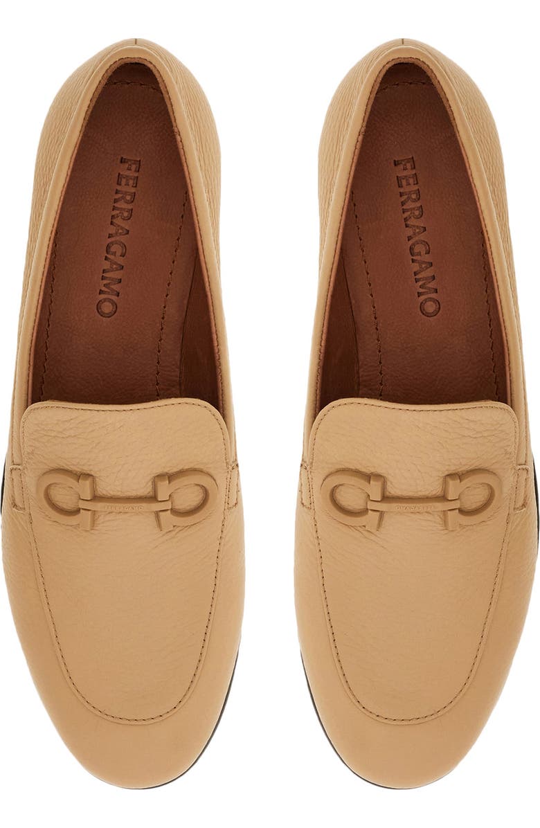 FERRAGAMO Soldy Gancio Loafer, Alternate, color, Dark Rose Naturale