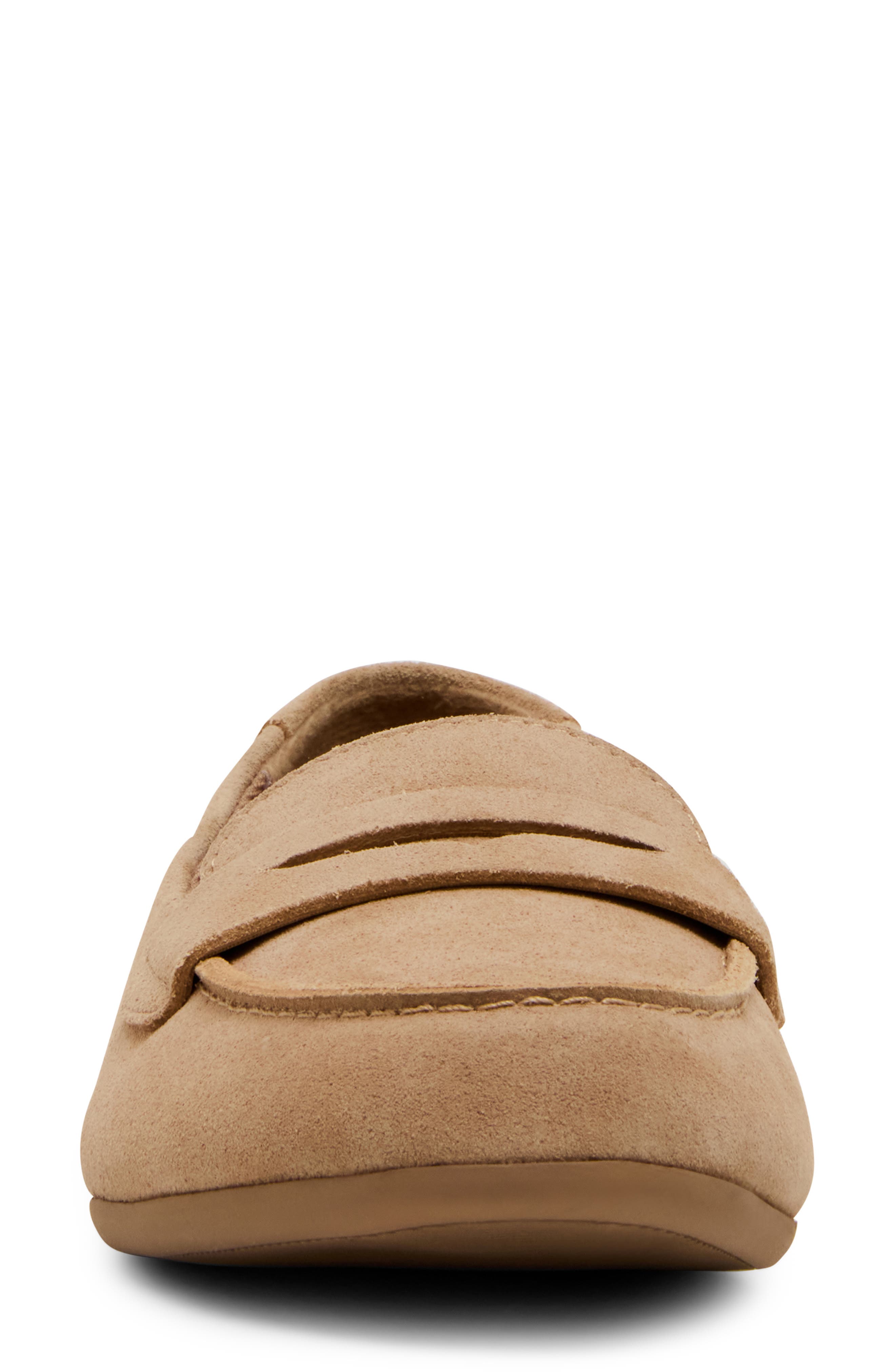 Felisha Waterproof Loafer, Alternate, color, ALMOND SUEDE