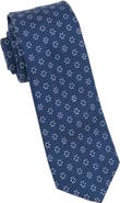 Brooklyn Brigade Men's Geo Flower Cotton Tie