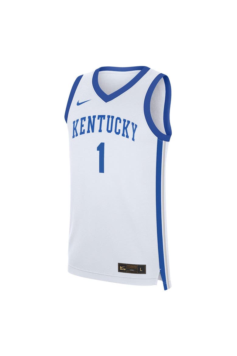 Men's Nike Devin Booker White Kentucky Wildcats Performance Replica Basketball Jersey, Alternate, color, White
