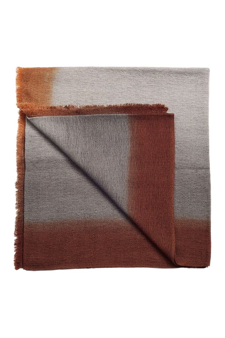 Handloom Handspun Merino Throw, Alternate, color, Brown