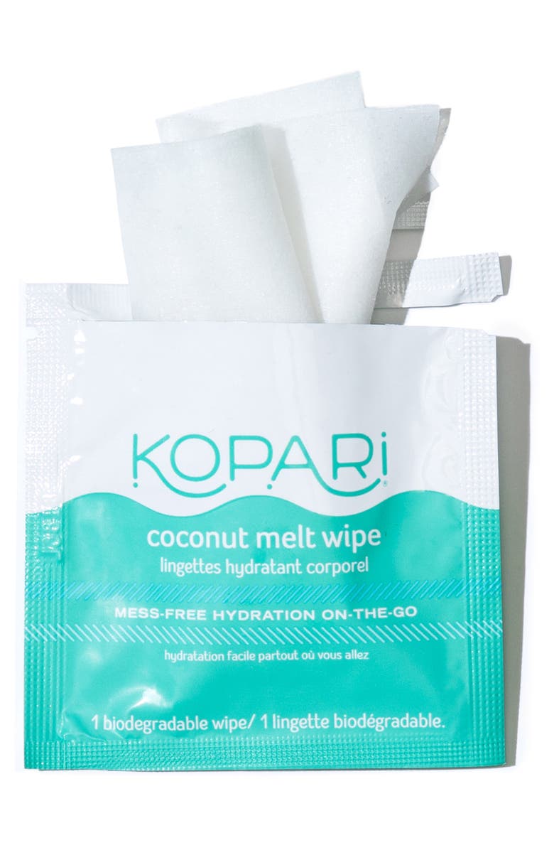 Kopari Coconut Melt Wipes, Main, color, 