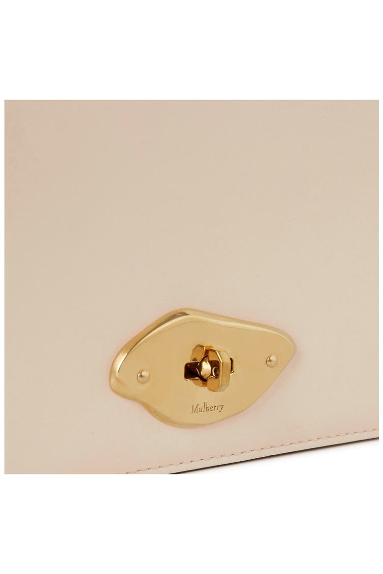 Lana High Gloss Leather Wallet on a Strap, Alternate, color, EGGSHELL