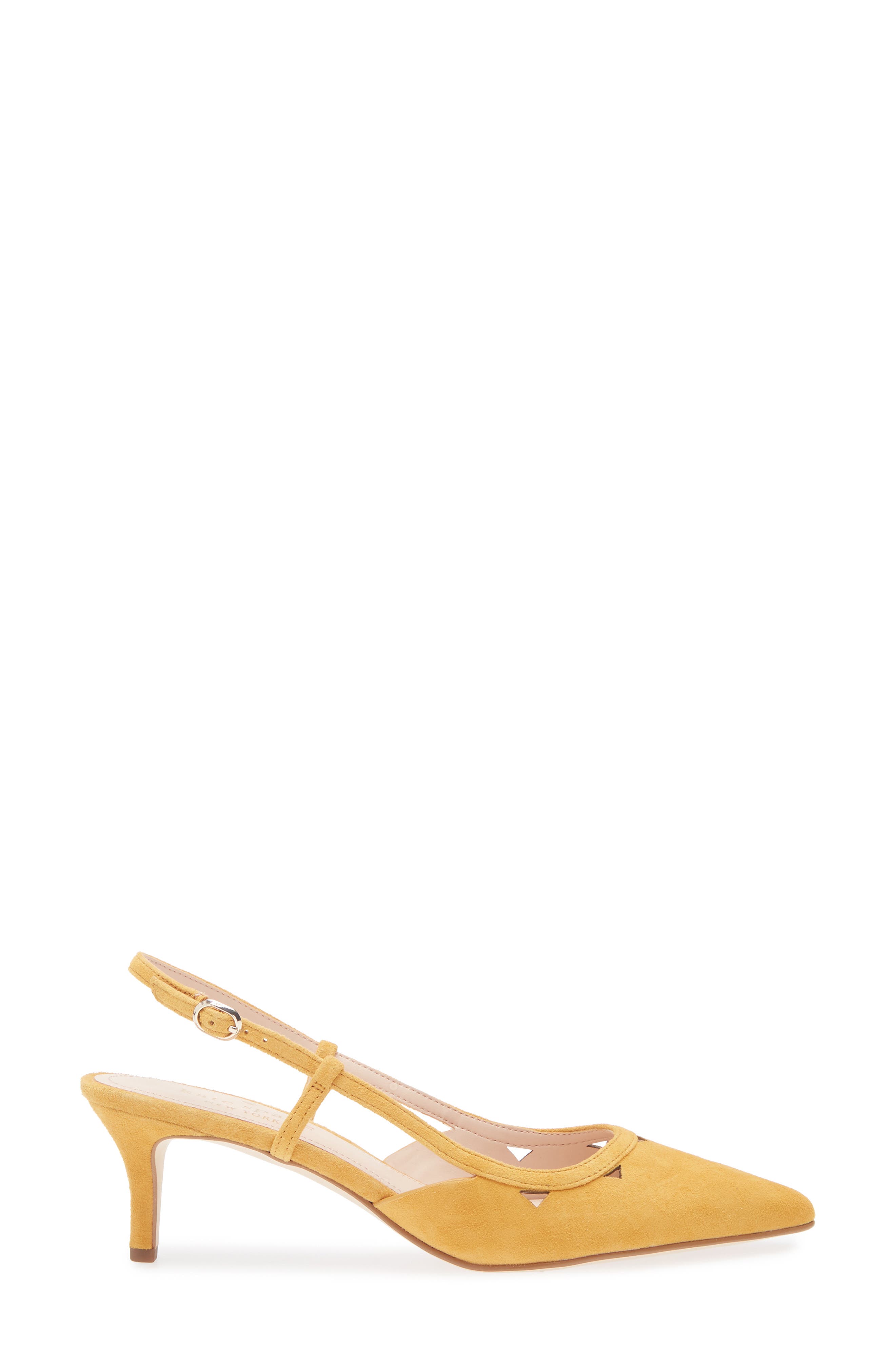 Veyda Slingback Kitten Heel Pump, Alternate, color, SQUASH BLOSSOM