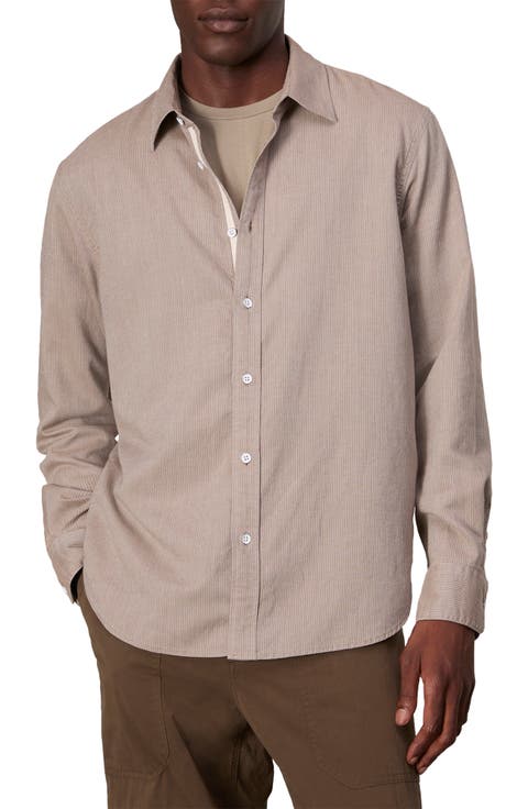 Finch Zigaag Dobby Button-Up Shirt