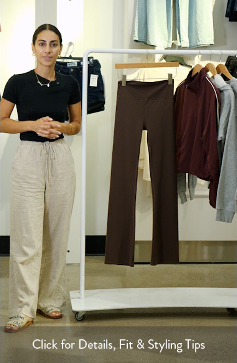 AllTheFeels<sup>™</sup> High Waist Slim Flare Pants, sales video thumbnail