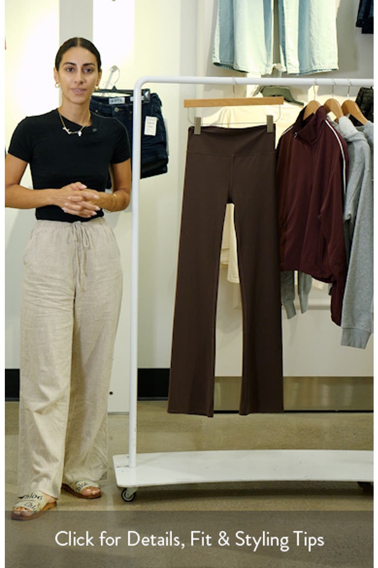AllTheFeels™ High Waist Slim Flare Pants video
