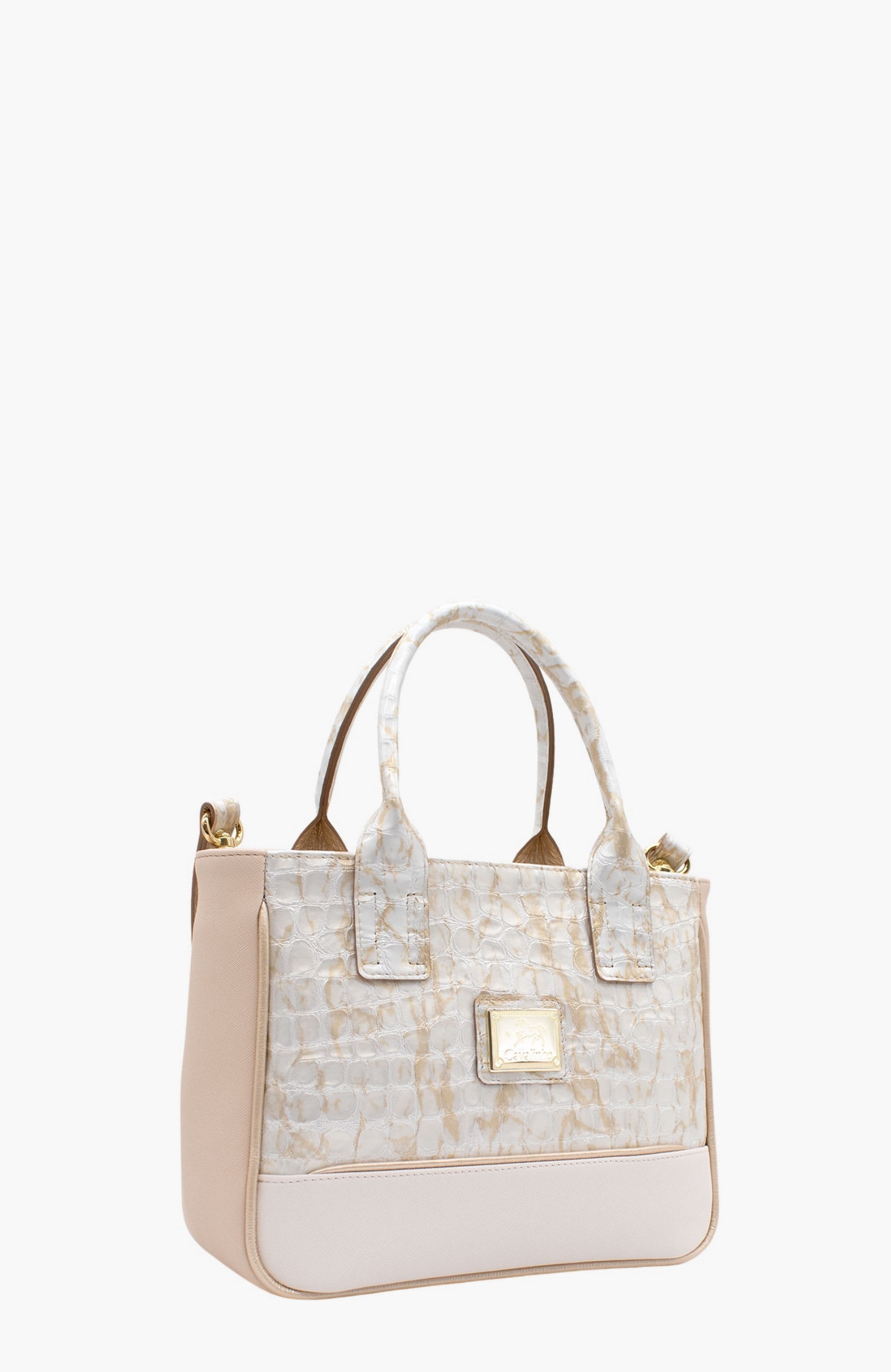Mystic 507 Handbag, Alternate, color, Beige / White
