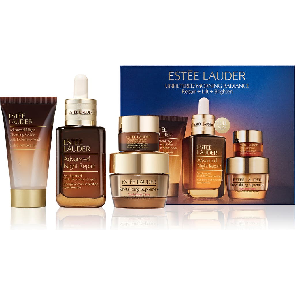 Estée Lauder Advanced Night Repair Skincare Gift Set $202 Value In Transparent