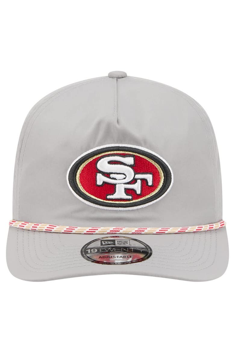 Men's New Era Gray San Francisco 49ers Rope 19TWENTY Hat, Alternate, color, Gray