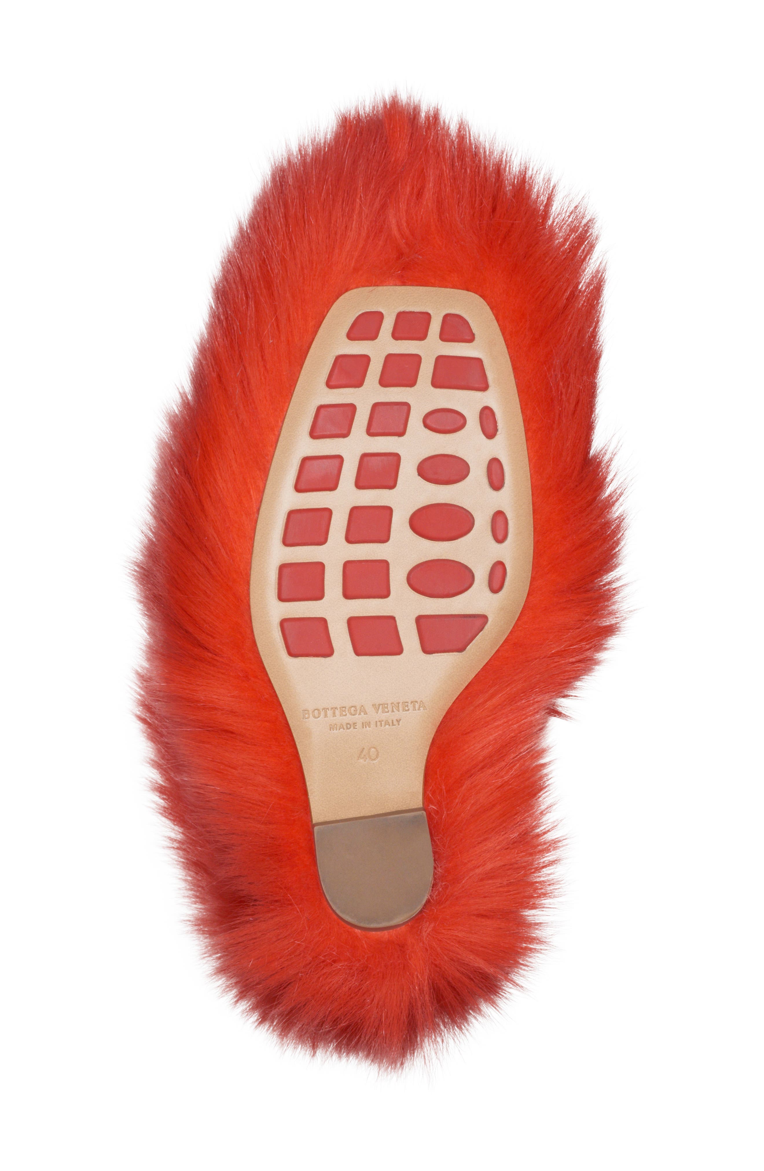 Bottega Veneta Show Genuine Shearling Wedge Pump, Alternate, color, 