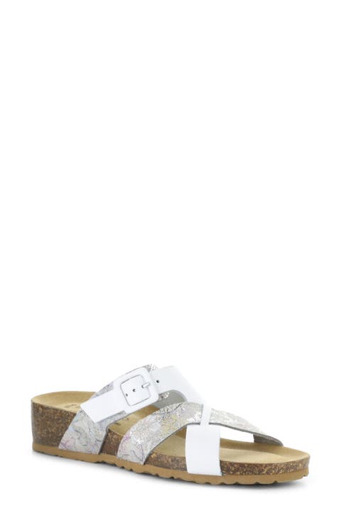 Lina Wedge Slide Sandal (Women)