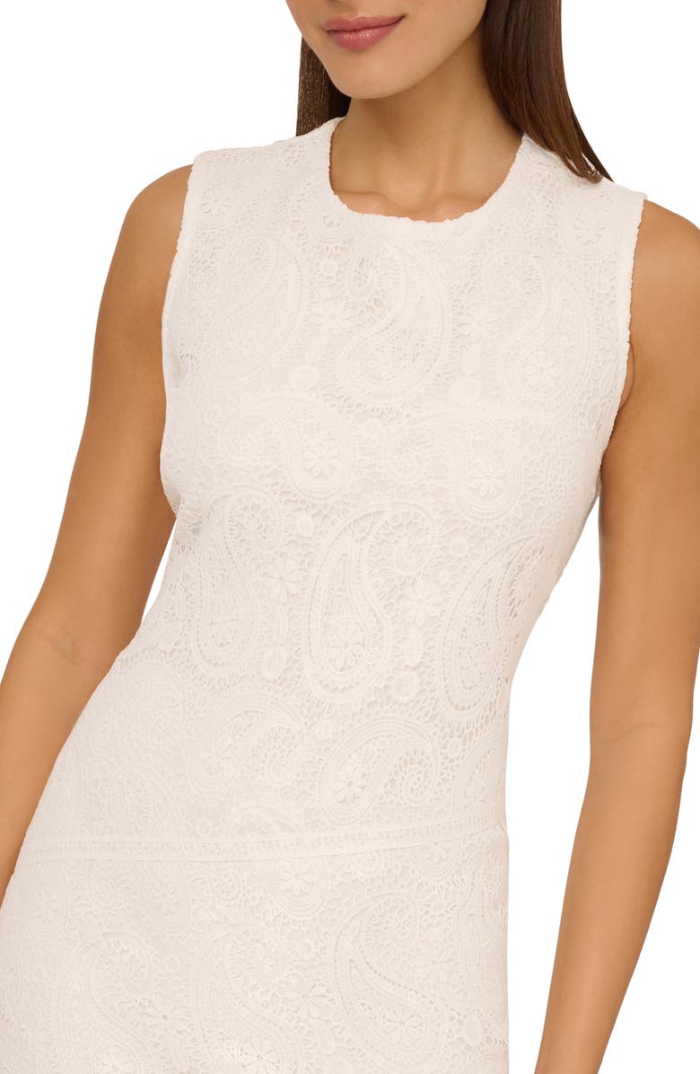 Adrianna Papell Lace Sheath Dress, Alternate, color, 