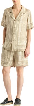 Balmain Printed Foulard pyjama shirt