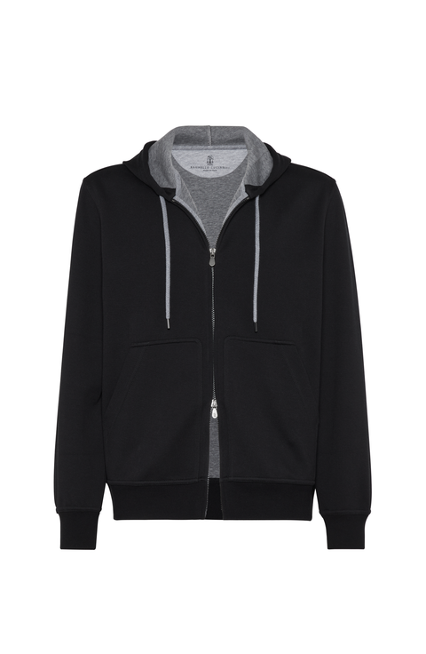 Double cloth sweatshirt