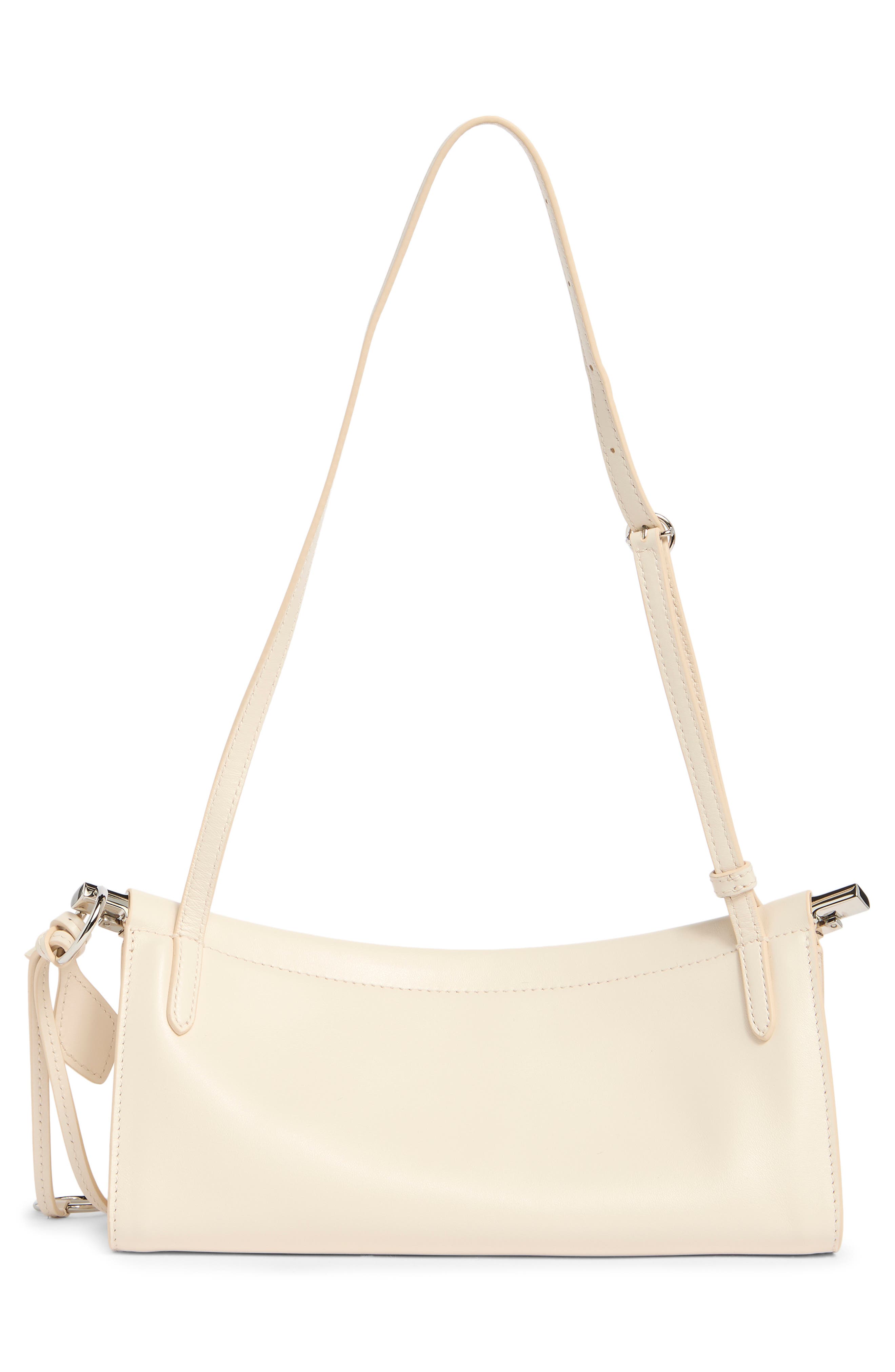 Small Le Click East/West Leather Shoulder Bag, Alternate, color, ROSE QUARTZ 471