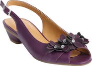 Comfortview The Rider Leather Like Slingback
