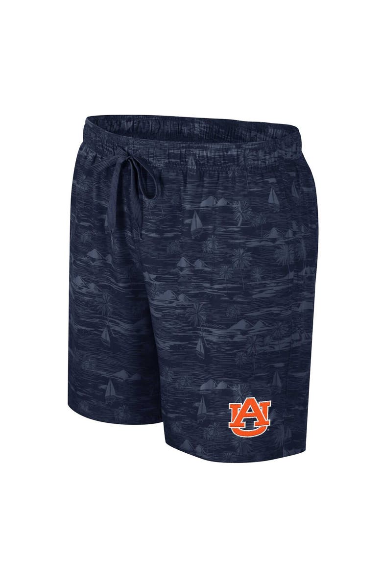 COLOSSEUM Men's Colosseum Navy Auburn Tigers Ozark Swim Shorts, Alternate, color, 
