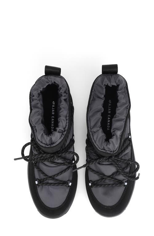 Pajar Galaxy Mini Waterproof Platform Ankle Bootie In Black