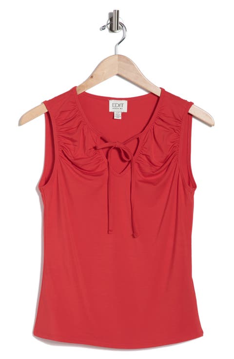 Sleeveless Scoopneck Top