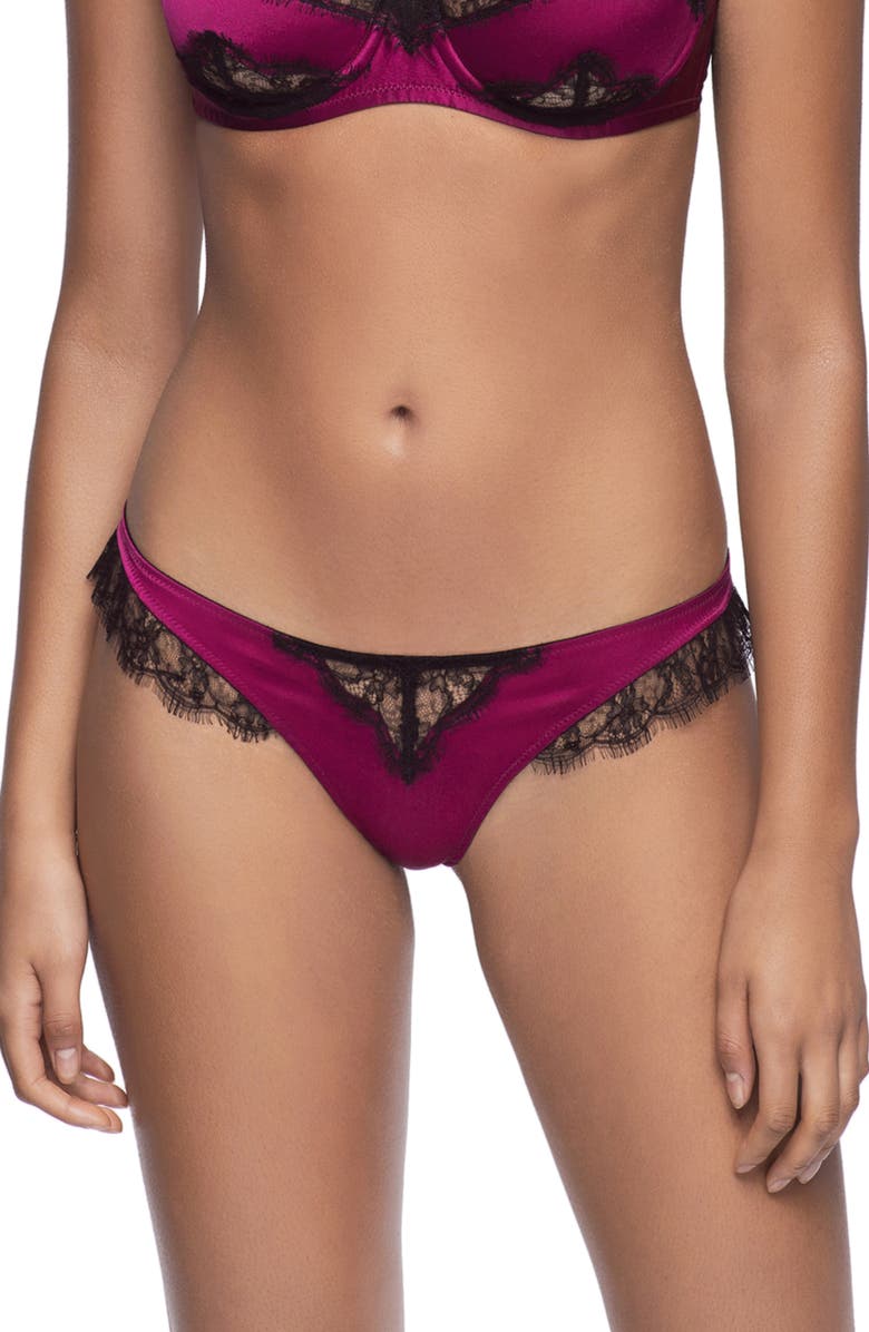 Kiki de Montparnasse Lace Thong, Main, color,