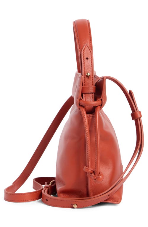 Sam Edelman Marilyn Drawstring Crossbody Bag In Orange