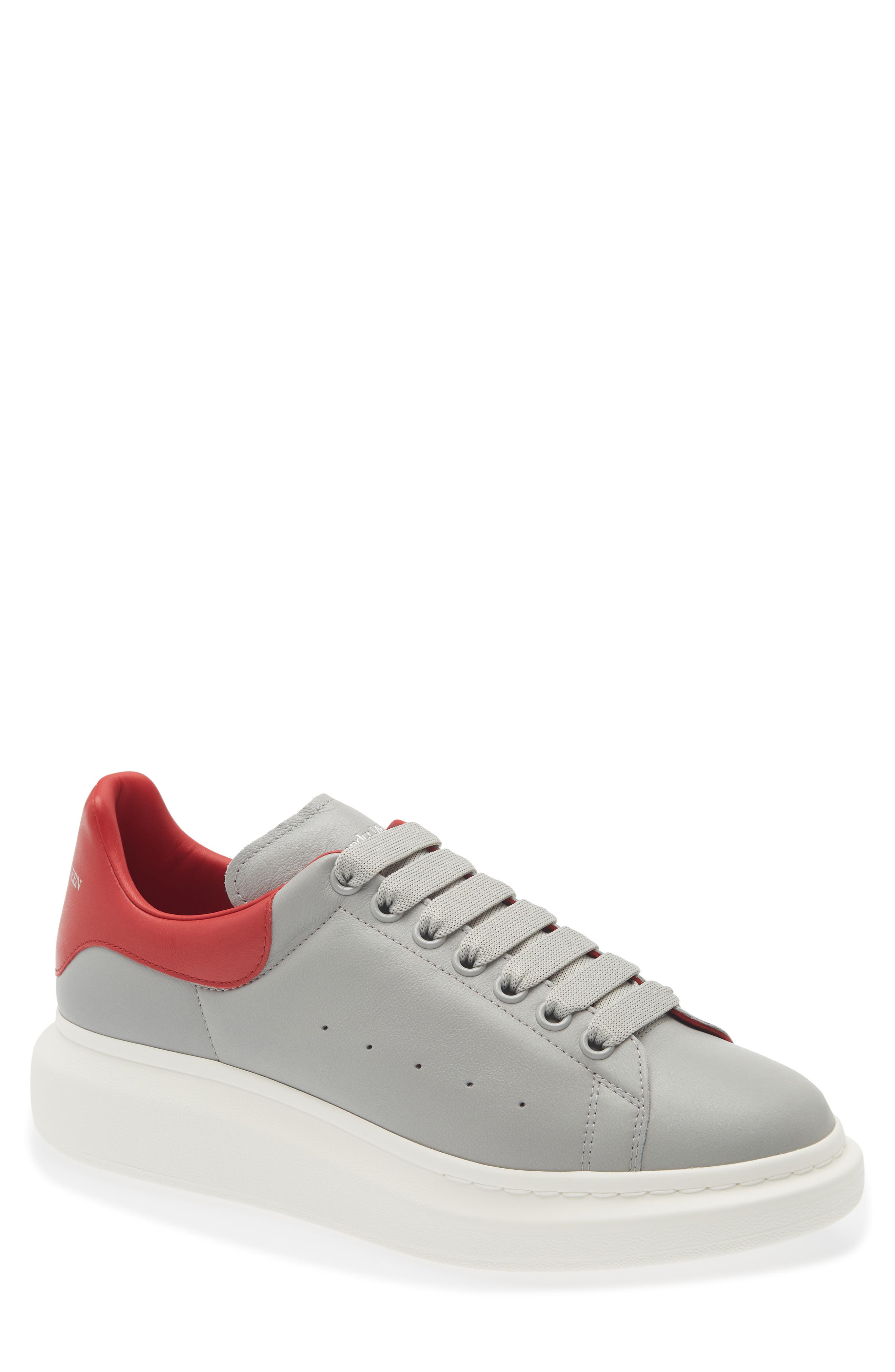 McQueen Oversize Sneaker, Main, color, Lead